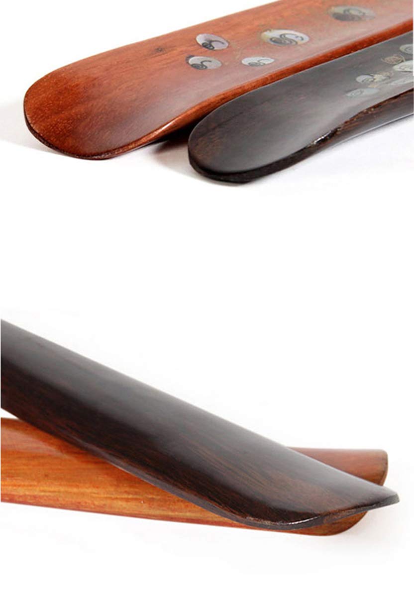 Drewniana łyżka do butów z długą rączką(Dark Red 75cm)