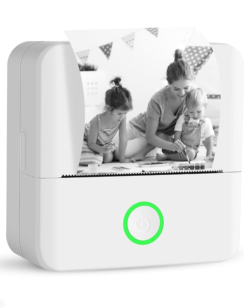 iGADG Mini Thermal Pocket Printer | Wireless Bluetooth Portable Printer for Printing Labels, Memo, Stickers, Photos, QR Codes, Receipt (Printer + Adhesive Roll, White) (B0CKFCLR7F) Amazon Price History, Amazon Price Tracker