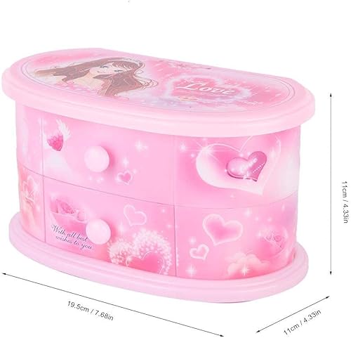 Vista 2 de Yosoo Caja de música bailarina caja de música con espejo para niñas 01