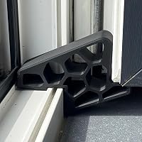 Generic – 4 x Fenster-Türstopper, strapazierfähig, rutschfest, Keilpol