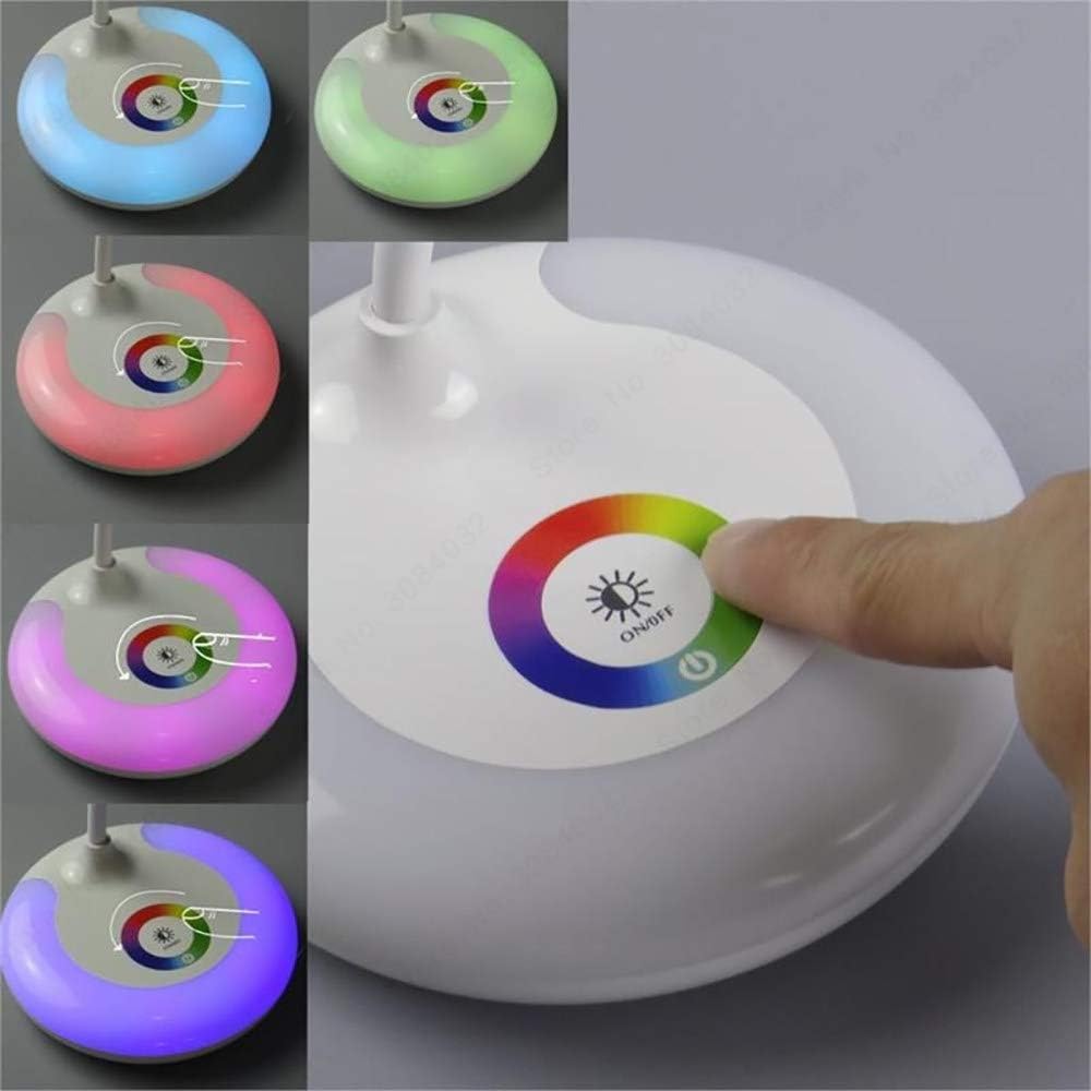no branded LED Desk Lamps with USB Charging, Lamp with 3 Brightness Levels, Touch Control, Color Night Light for Bedroom/Living Room/Bedside/Office/Study