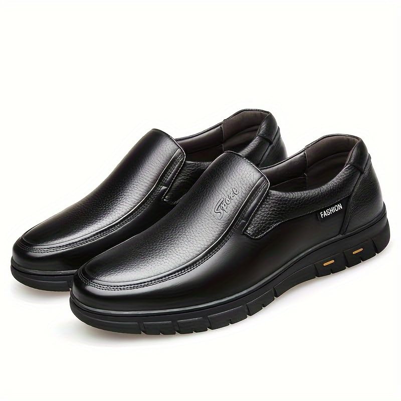 Men's Dress Shoes, Durable Non Slip Formal Round Toe Shoes for Wedding Business Party Banquet Office2