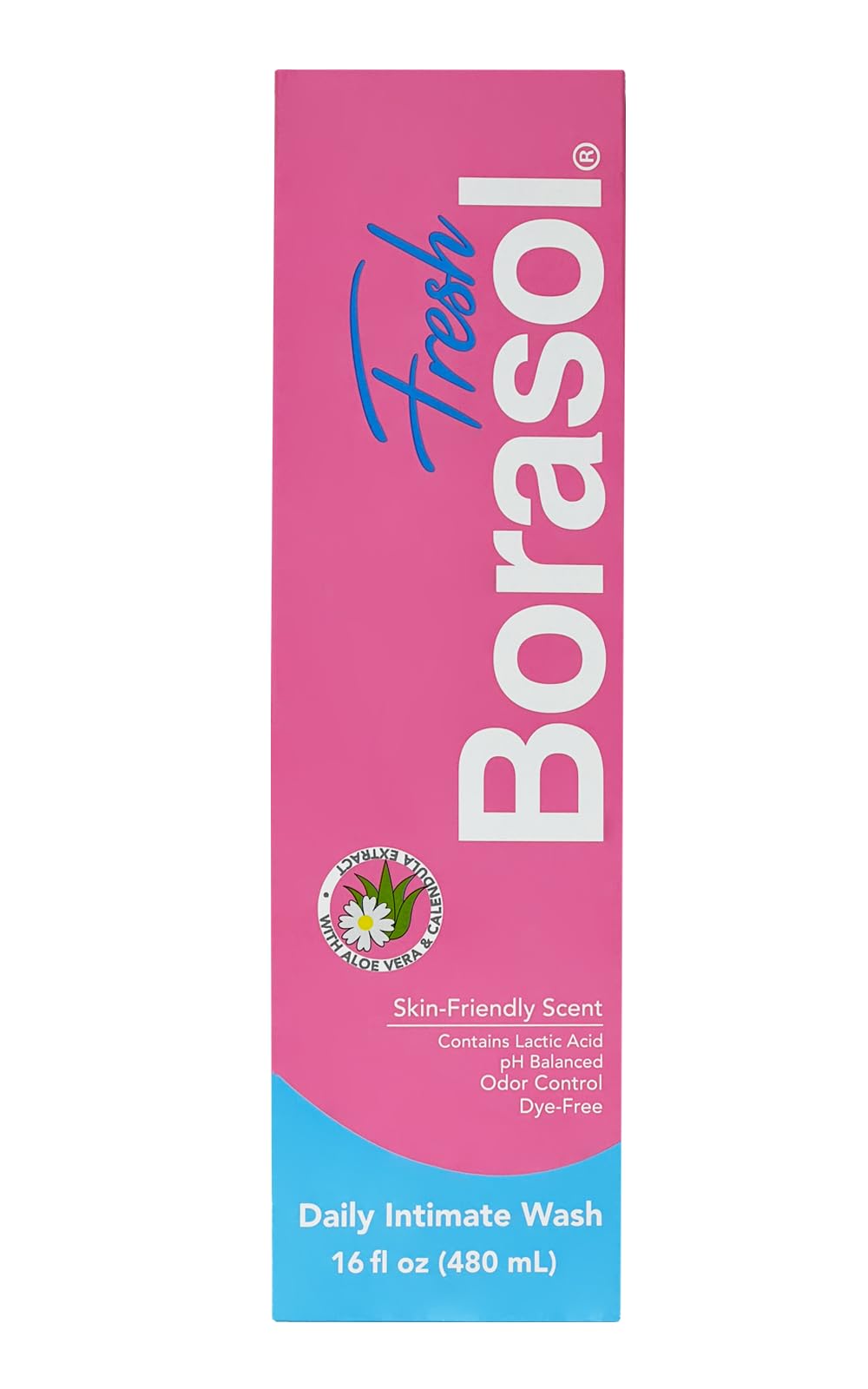 Fresh 16 oz Hydrating and Soothing Gel for Intimate Health with Aloe Vera Feminine Care Odor Control pH