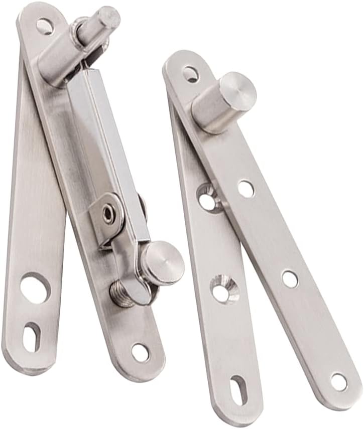 1 Set Hinge Upper and Lower Hinge Stailess Steel Detachable Metal