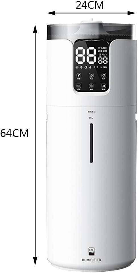 Humidifiers 16L Large-Capacity Floor-Standing Upper Water Household Silent Bedroom Pregnant Women Baby Air Conditioning Room Large Mist Sprayer White
