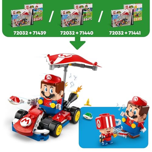 Image of LEGO Super Mario: Mario Kart - Standard Kart, Car Toy Playset, Nintendo Gift 72032