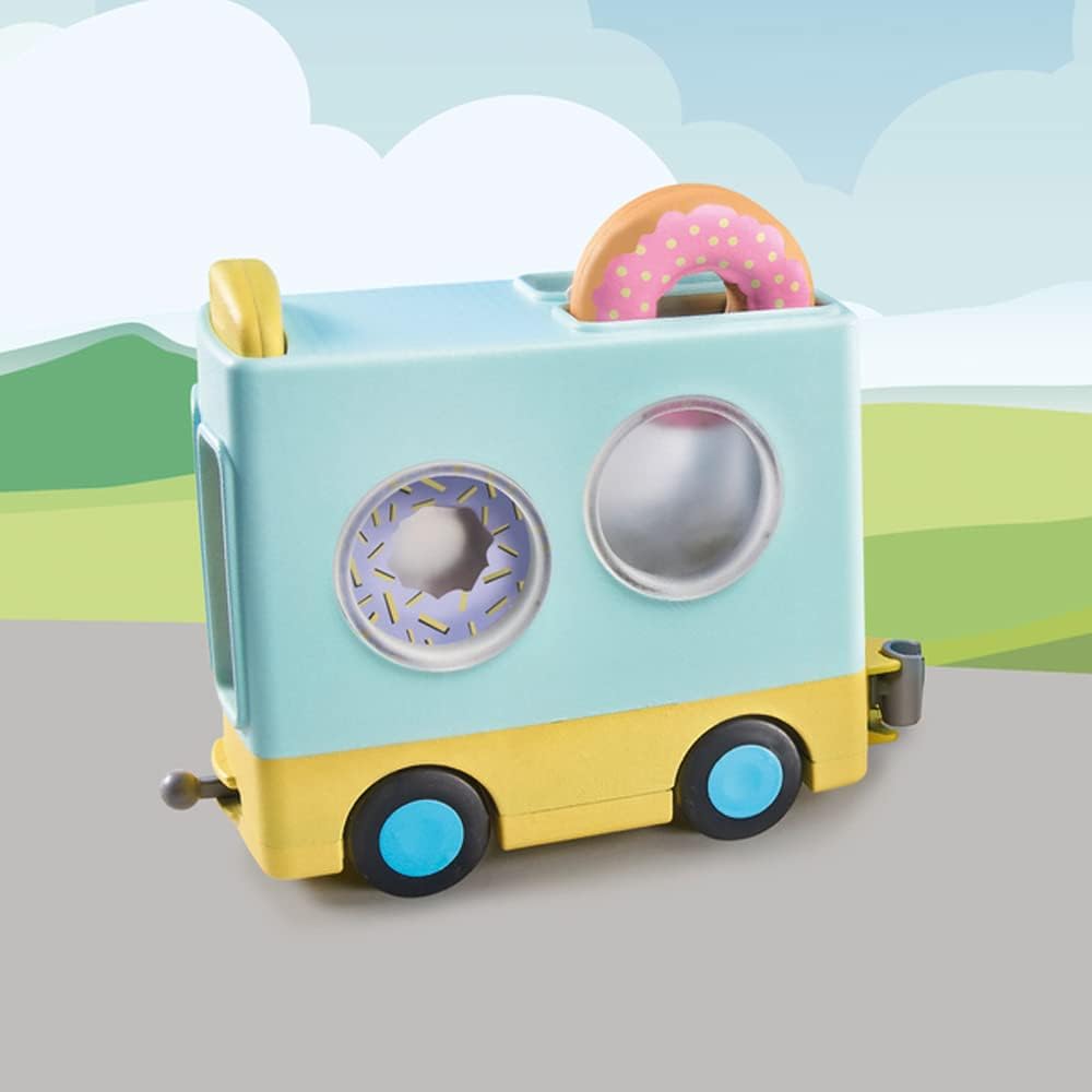 Playmobil 1.2.3: Crazy Donut Truck with Stacking and Sorting Feature