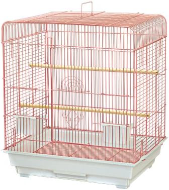 King's Cages ES 2016 S Square top Bird cage Toy Toys Finches Lovebirds Canaries (Blue/White)