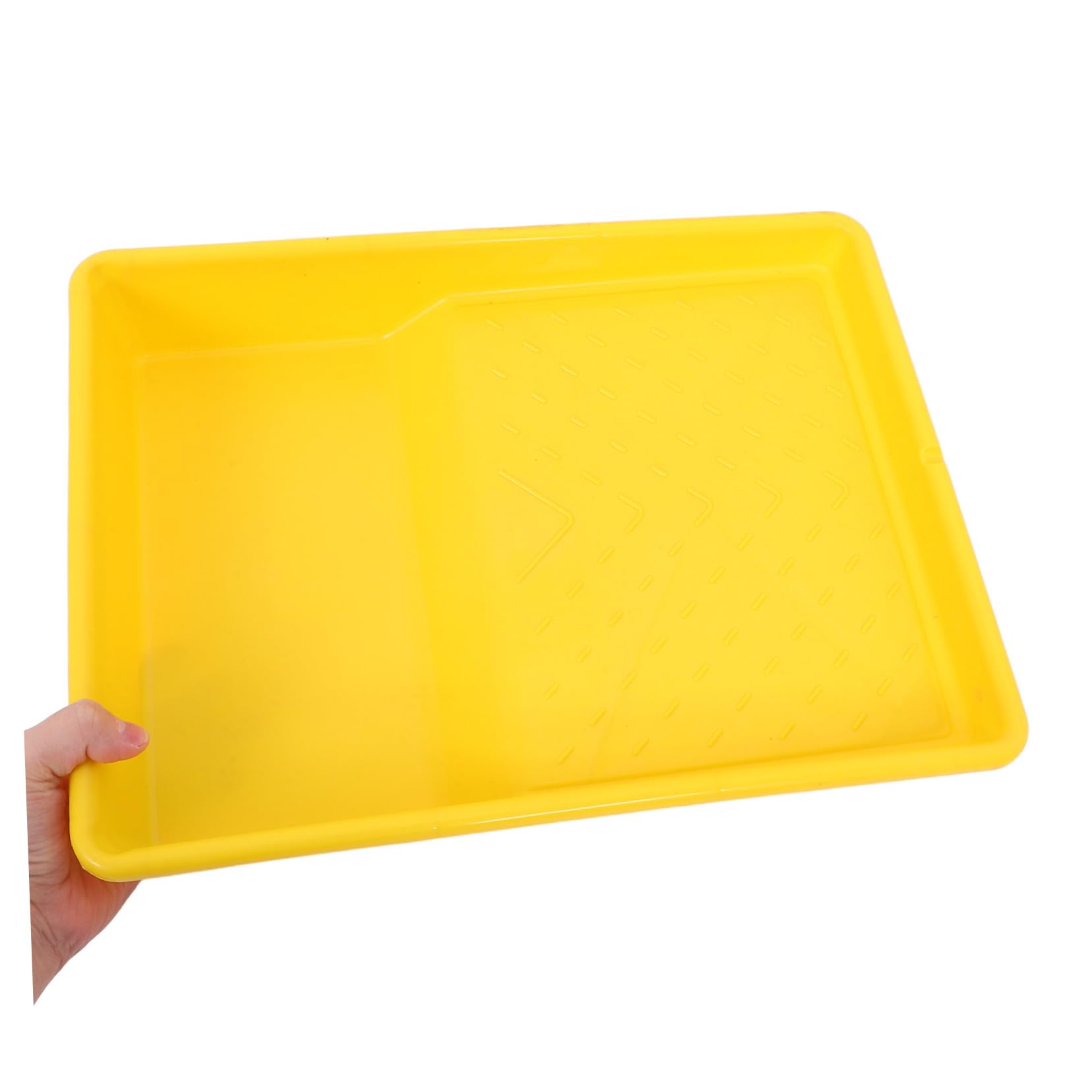 5 Szt. Częściowy Wielokrotnego Użytku Plastikowych Tacek Do Malowania i Stabilny Pojemnik Farbę Do Wałków Ergonomiczny Uchwyt Remontów i Projektów DIY