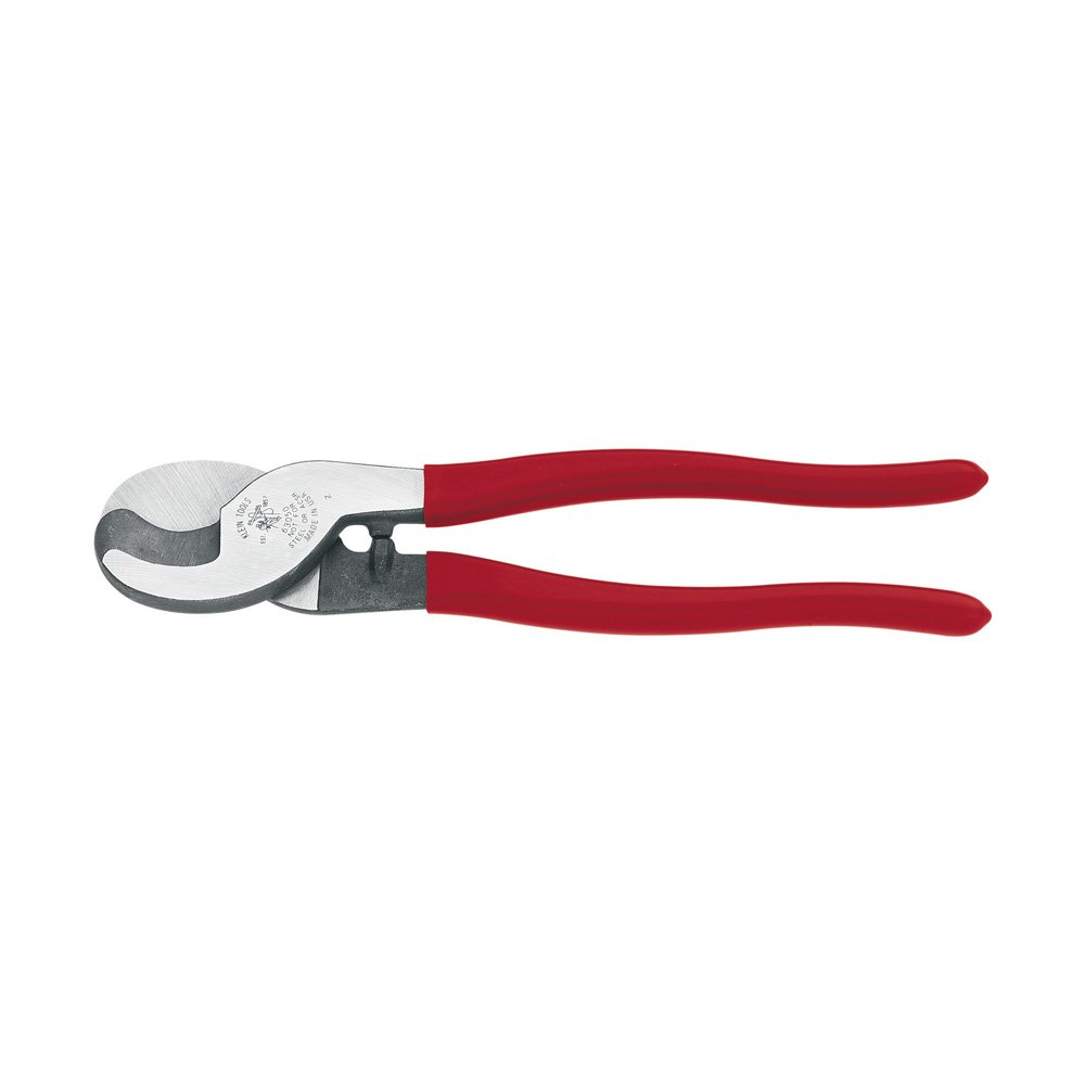 Klein Tools, 63050, Cortador de cables resistente para cables de aluminio, cobre y comunicaciones