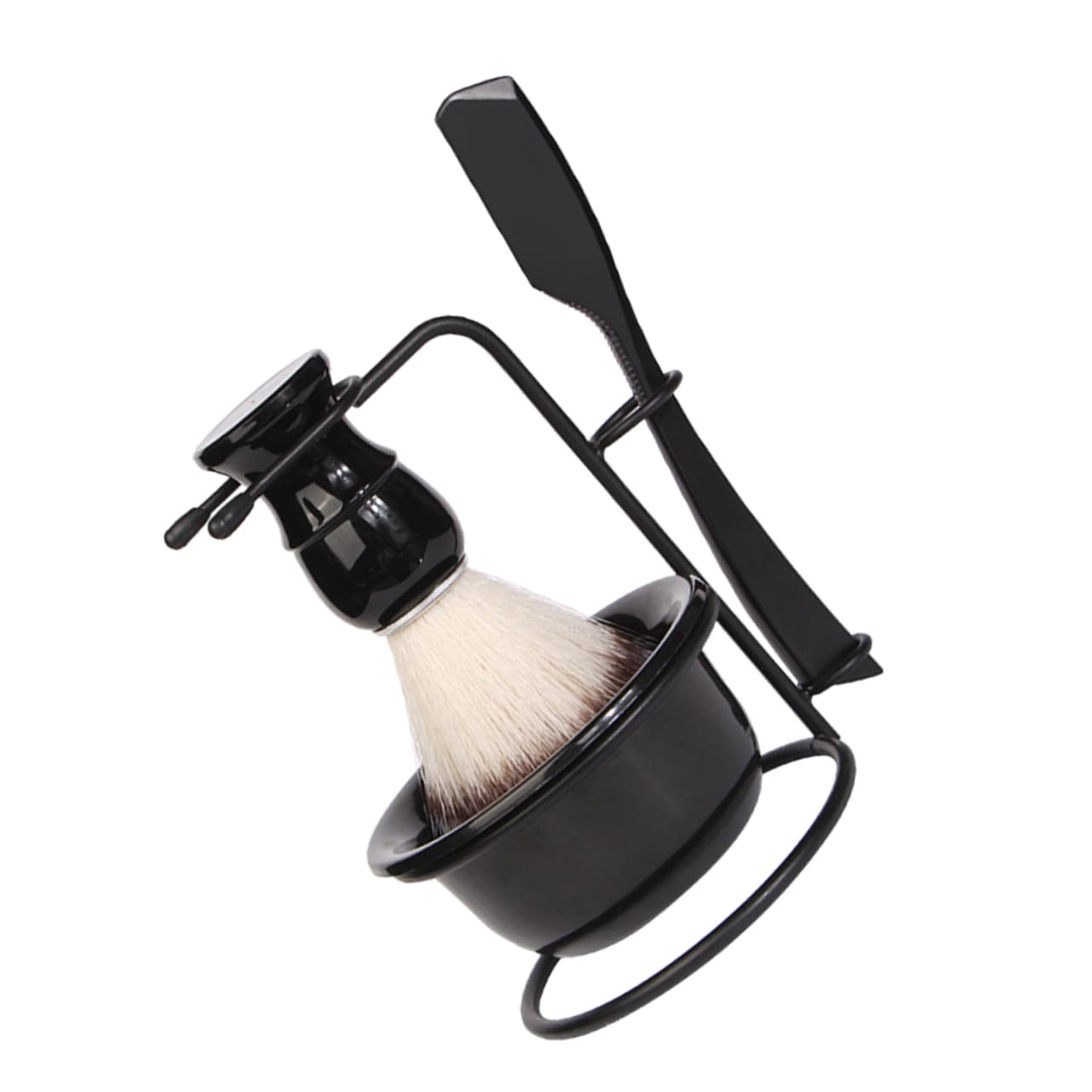 minkissy Men's Shaving Kit Manual Razor Brush and Bowl Traditional Shaving Set for Dad Husband or Boyfriend