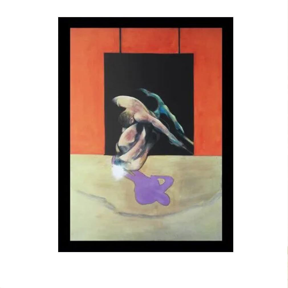 SSLDP LFHLI Francis Bacon Exhibition Posters Grotesque Wall Art Francis Bacon Canvas Painting And Prints Modern Home Decor Picture 50x70cm No Frame