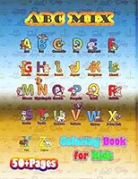 ABC Mix Coloring Book for Kids: A learning book that kids love: book for kids ages 4-8 B08DBW12M1 Book Cover