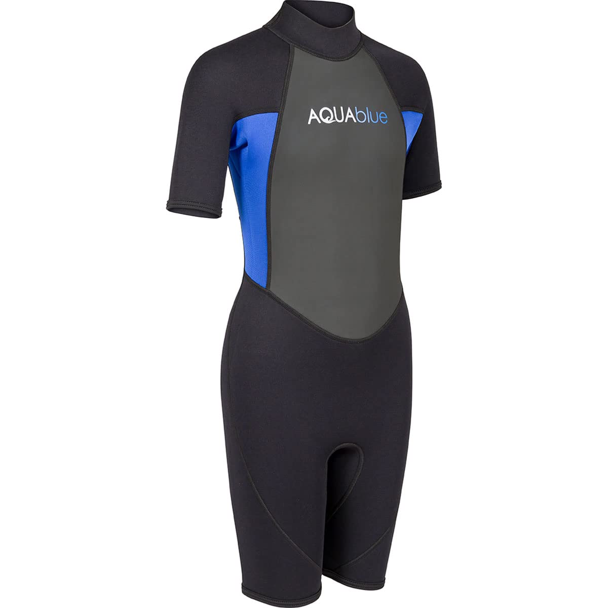 Aqua Blue 3mm Boy's Springsuit Wetsuit - 10