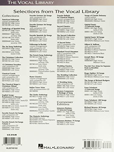 French Song Anthology - The Vocal Library for High Voice | 60 Classical French Art Songs with Piano Accompaniment | Sheet Music Collection for Singers, Teachers, and Students - Image 2