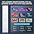for Samsung Smart TV Remote Control Replacement, Universal Remote for 2016-2025 Samsung Frame Curved Crystal Smart TVs, with Voice Control