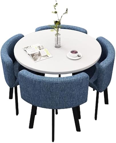 ダイニングテーブル 丸 ダイニングテーブルセットダイニングテーブルセット4人用会議テーブル おしゃれ ナチュラル リビング シンプル オフィス 商談ダイニングテーブル 椅子 5点セット 省スペース ダイニングセット 丸型 食卓セット 4人掛けダイニングテー