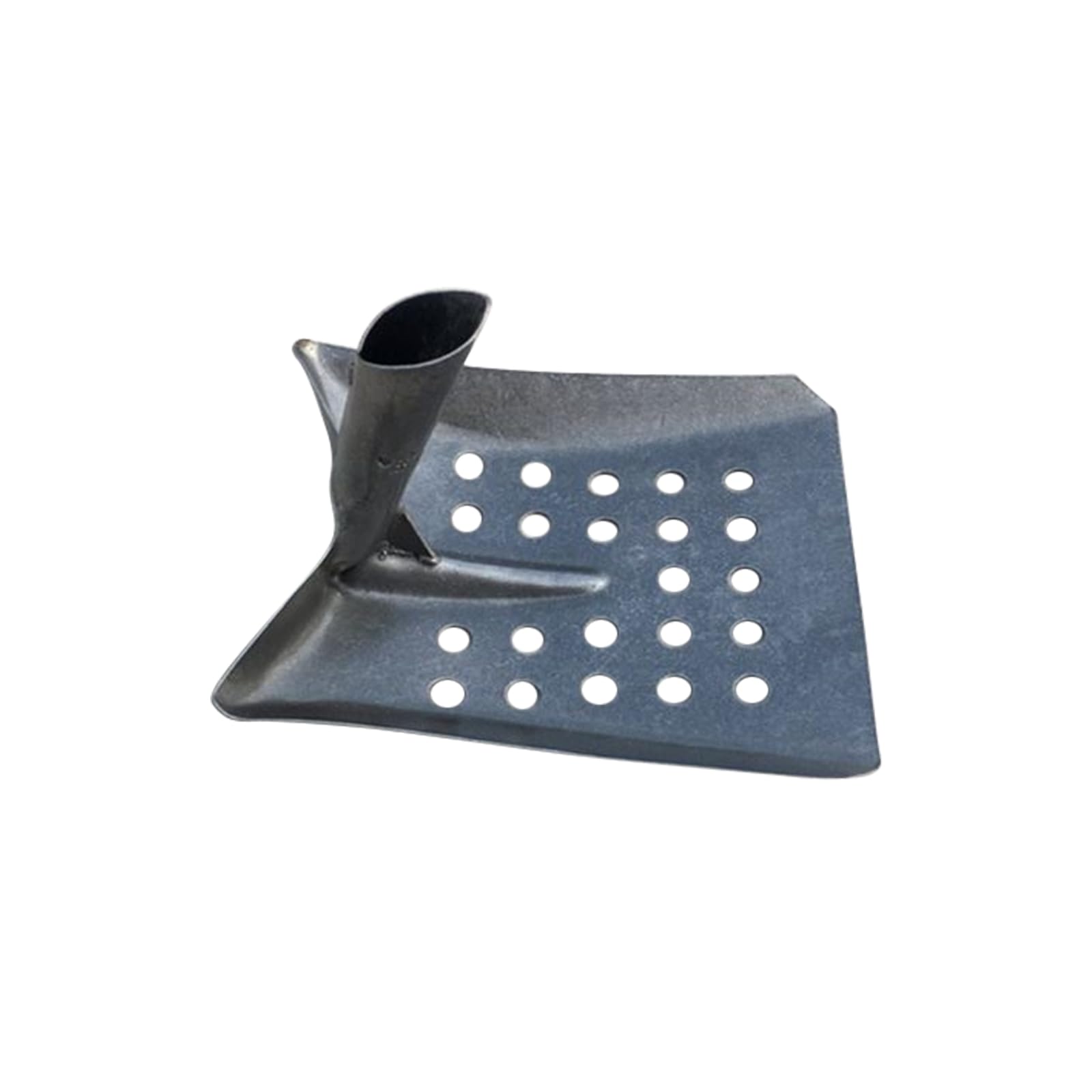 Pala de limpieza de metal para granja, colador de estiércol de aves de corral, pala subacuática, herramientas para limpieza de canales, pala de arena, pala de drenaje (cuadrada)