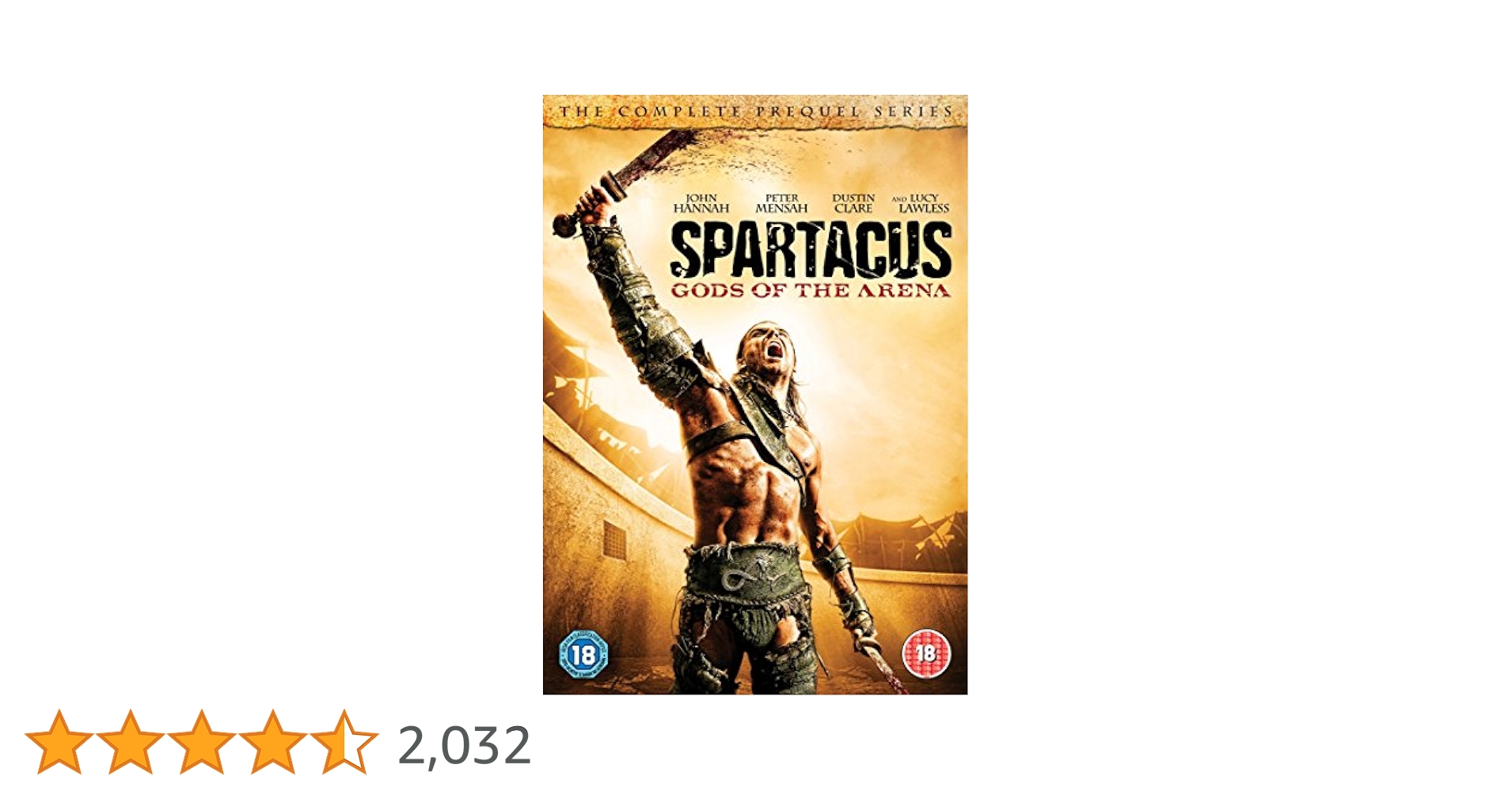 Amazon.co.jp: Spartacus - Gods Of The Arena : DVD