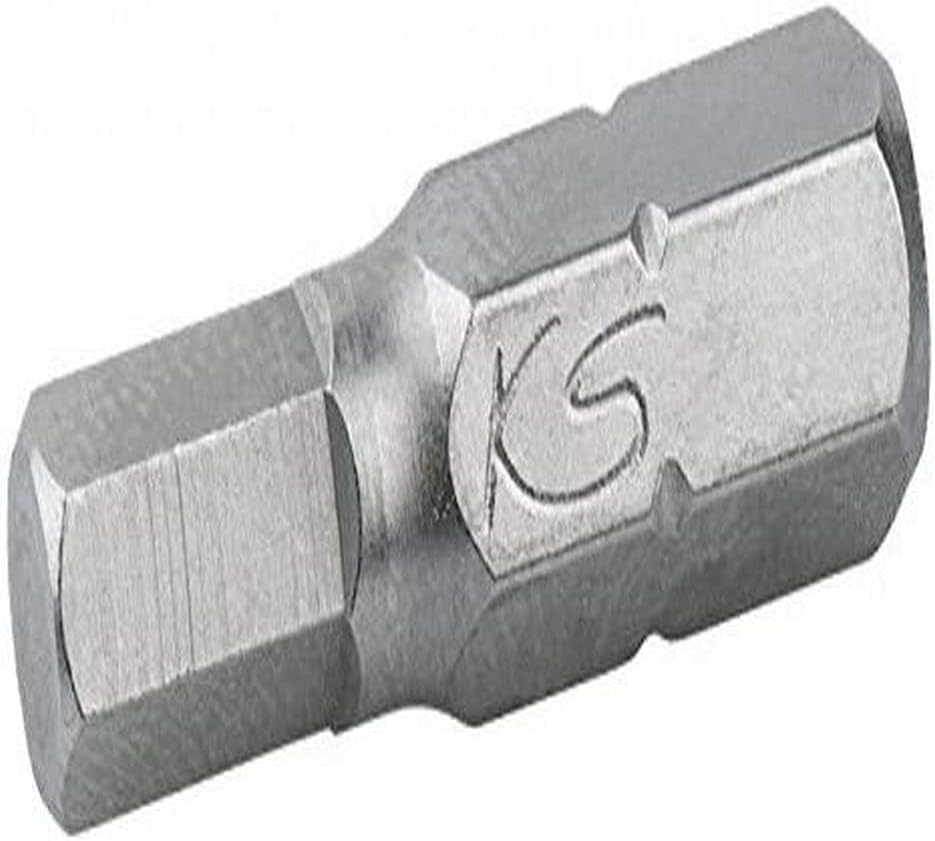 KS TOOLS 1/4" Classic Bit Hexagon, 25mm, 7/32", Pack of 5, one Size, Clear