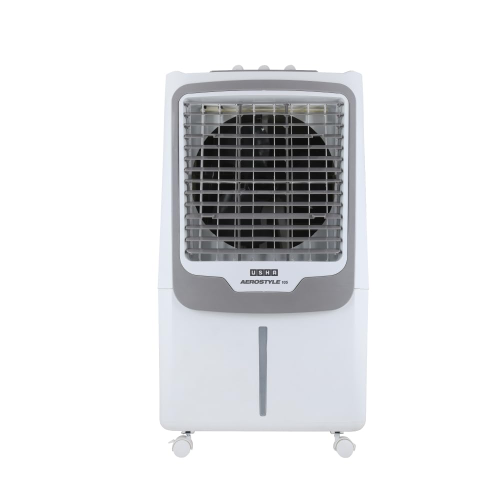 Usha Aerostyle 105L Desert Cooler for Home | For Larger Room | Big Ice Chamber | 3 Side honey comb for better cooling |Humidity Control for auto drain| Dust Filter| Works on Inverter| Castor Wheels-image-23