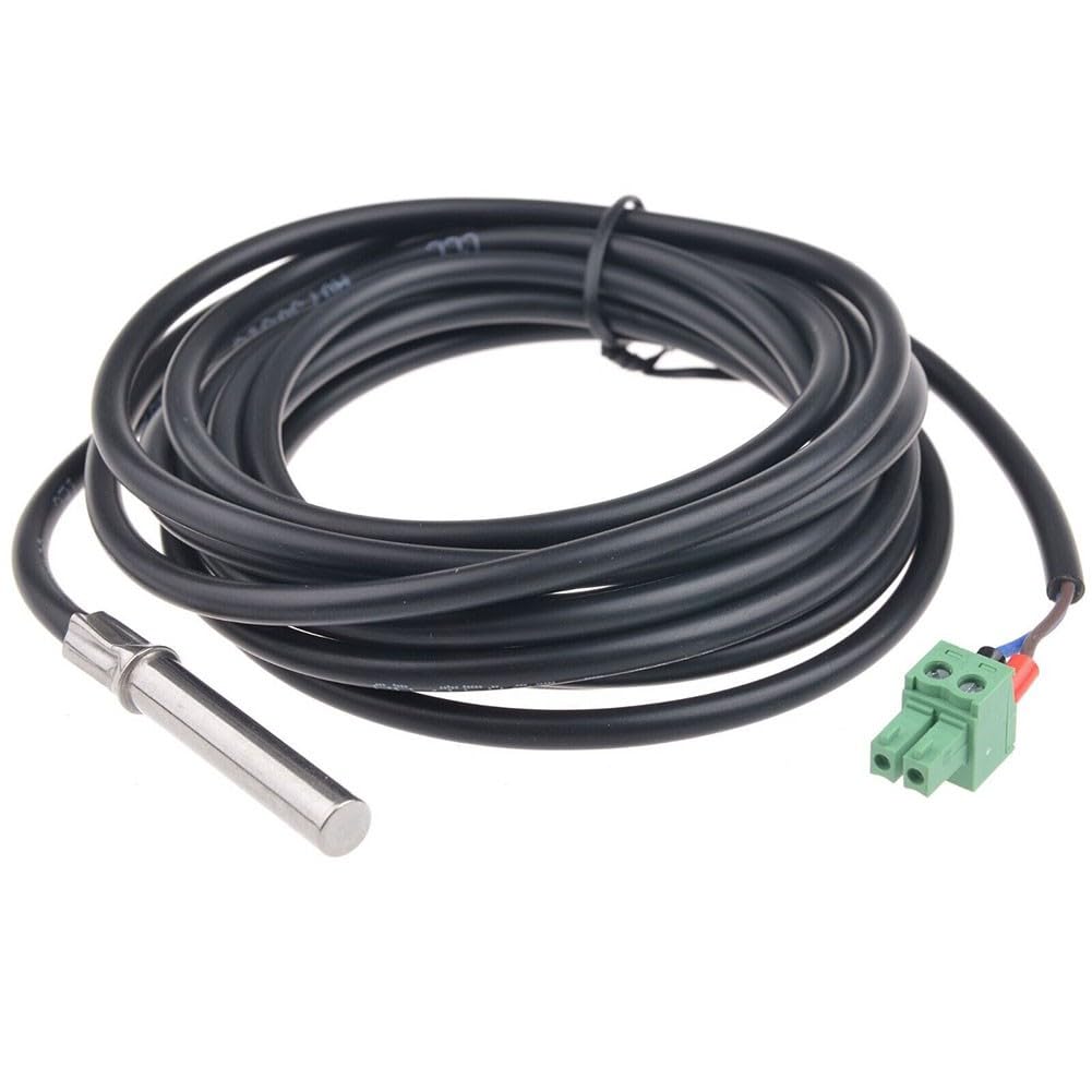 Sensore di temperatura della batteria e adattatore da RS485 a USB, compatibile con controller solare Epever per monitoraggio e compensazione della temperatura, lunghezza del cavo