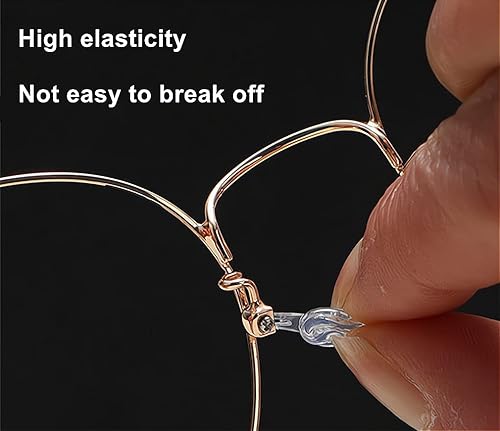 Miniatura 3 de BEHLINE - 5 pares de almohadillas de nariz para anteojos, de silicona suave, para cámara de airebolsa de aire, almohadillas para puente de nariz,