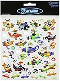 Multi-Colored Stickers-Airplanes