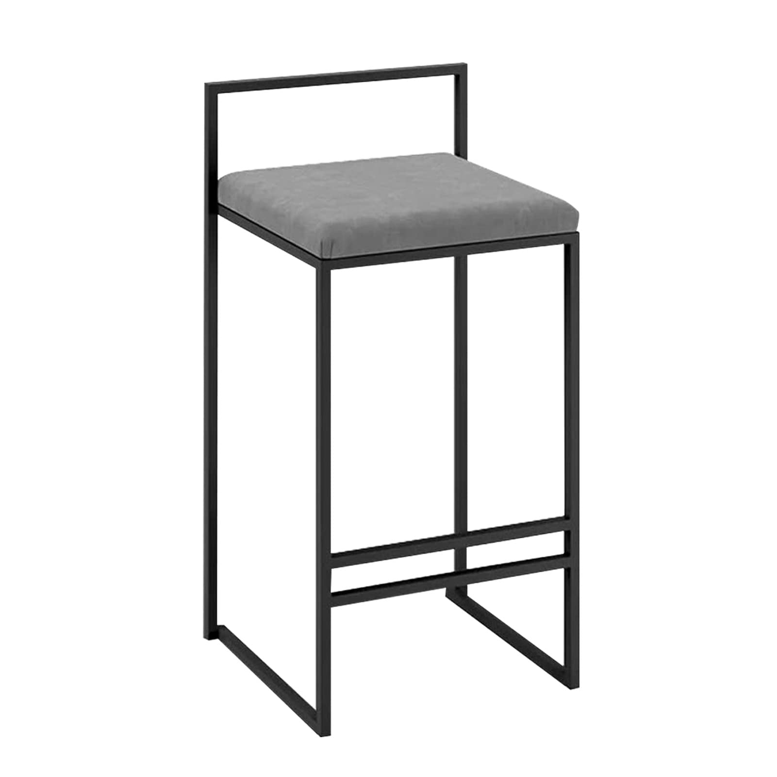 Chaise haute bar rembourrée contre le mal de dos pour comptoir de cuisine
