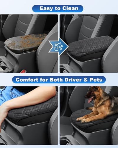 Image of CDEFG for 2026 Toyota CHR Center Console Cover for 2026 C-HR Accessories | 2026+ CHR Armrest Cover Middle Console Protector Arm Rest Thick Leather Pad