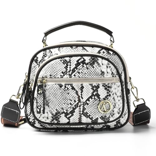 VODIU Women's Crossbody Bag Small Purse, PU Leather Handbag with Multiple Pockets