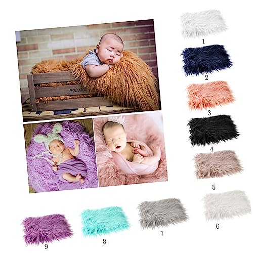 Tapis de photographie né vert accessoire doux de haute qualité UKCOCO - 3