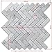 Stone Center Online Nero Marquina Black Marble 1x3 Herringbone Mosaic Tile Honed Kitchen Bath Wall Floor Backsplash Shower (1 Sheet)