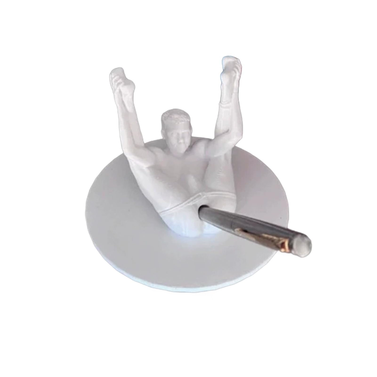 Glifora Funny Pen Holder - 3D Printed Man Pencil Stand, Novelty Desktop Organiser for Home, Office and School Supplies