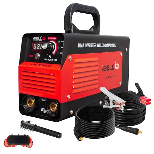 iBELL M250-103 ARC Welding Machine 250A with Power Boost IGBT Inverter Welder, Hot Start, Arc Force &amp; Anti-Stick, Heavy Duty MMA Welding Machine, 