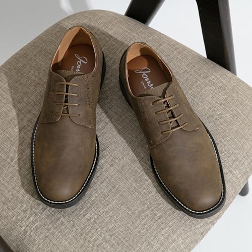 Image of Jousen Men's Dress Shoes Retro Casual Dress Shoes for Men