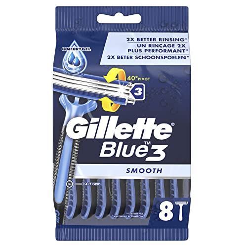 Gillette Jetable, Lot de 8 New (Lot de 1)