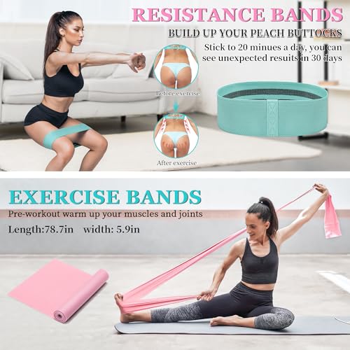 Yoga Wheel Set - Back Pain Relief & Stretching, Blocks 2 Pack With Strap, Deep Tissue Massage Foam Roller, Exercise Balls - Image 6