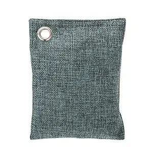 1 Pack 100g Bamboo Charcoal Bag for Home Activated Charcoal Fresher Odor Absorber Remove TVOC Mold Moisture Purify Air for House Car Wardrobe Cabinet