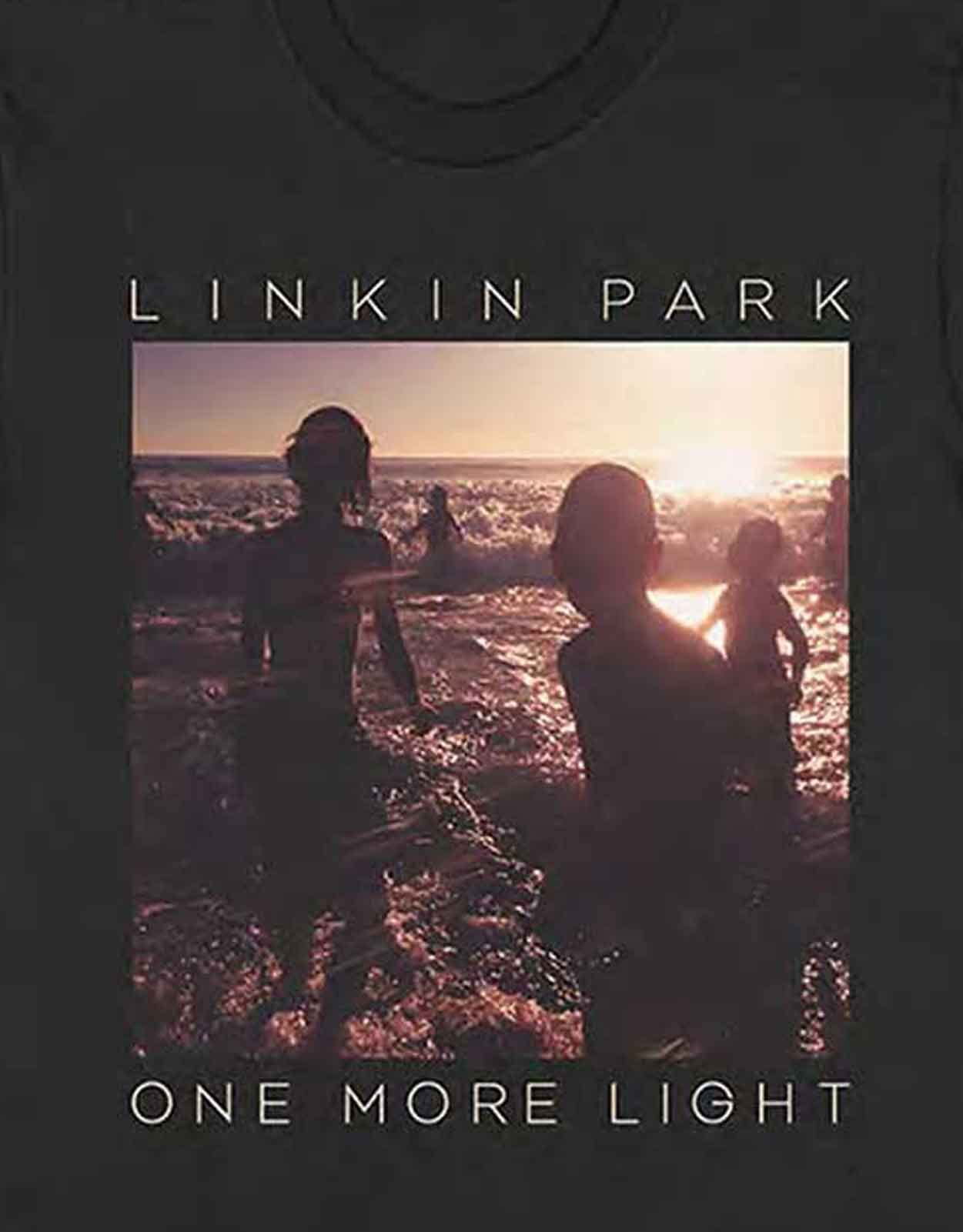 Linkin Park T Shirt One More Light Band Logo Nouveau Officiel Unisex Noir