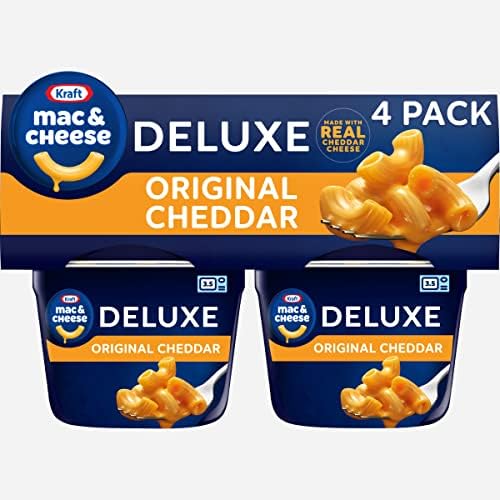 Kraft Mac and Cheese Dinner, 4 Cups Original Flavor, 2.39 oz