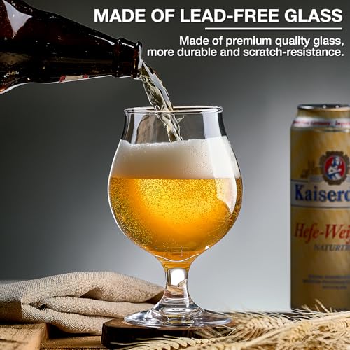 Meolibour KKOUY Beer Glasses Set Of 4 thumb #2