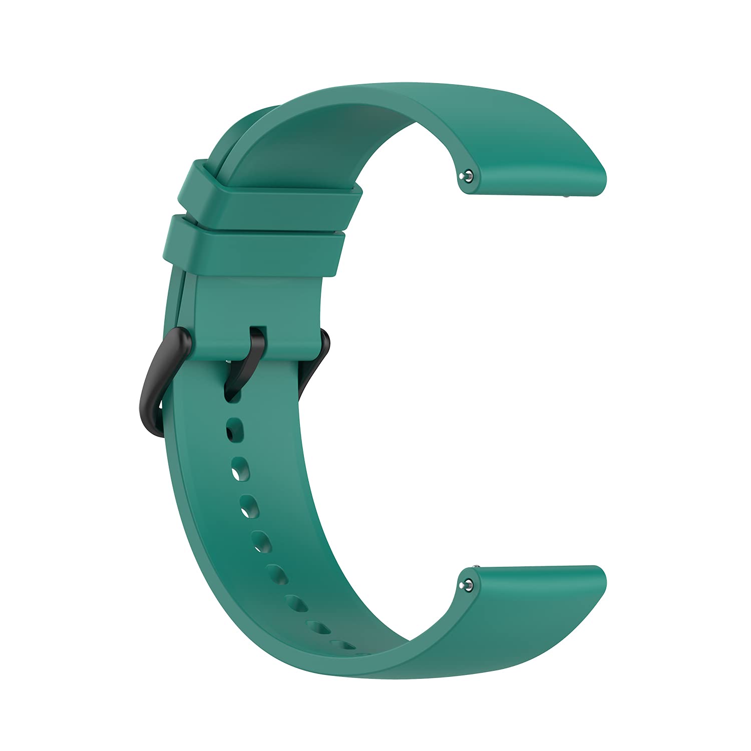 KUTEWEU 22mm Bracelets Compatible with Huami Amazfit GTR 3 Straps,Adjustable Silicone Sports Strap,Replacement Wristband Wrist Armband for Huami Amazfit GTR 2/Amazfit GTR 47mm/GTR 2e (Pine Green) - Image 4