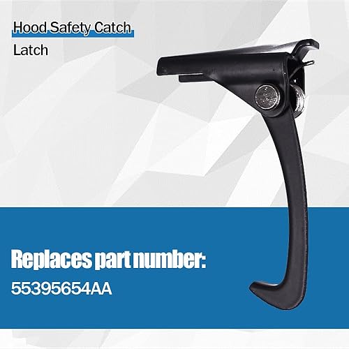 Miniatura 3 de Pestillo de seguridad del capó para Wrangler JK 2007-2017 3.6L 3.8L Reemplazar 55395654AA