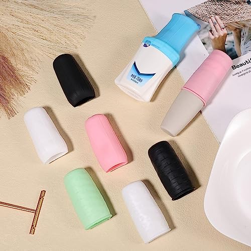 Astonandia 3 Pcs Silicone Sleeves For Travel Covers For Bottles Travel Reusable Sleeve Covers For Toiletries For Luggage - 100 Ml Multicolor - Image 6
