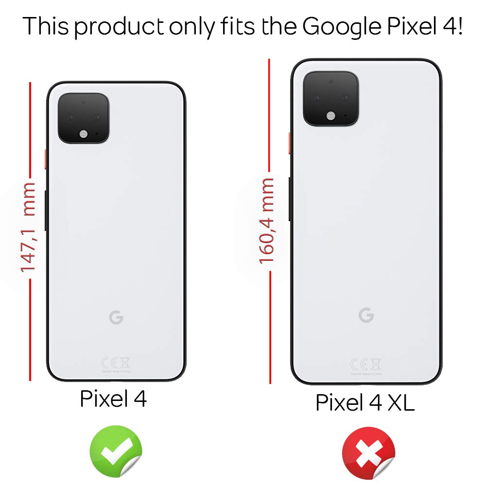 LUMARKE Custodia Google Pixel 4A Con Pellicola – Anticaduta Militare, Anello Magnetico E Supporto