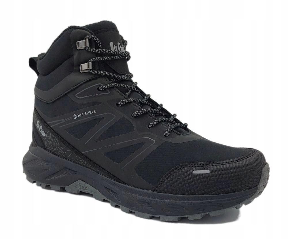 Ocieplane Buty Trekkingowe Męskie Lee Cooper LCJ-25-01-3711 Czarne