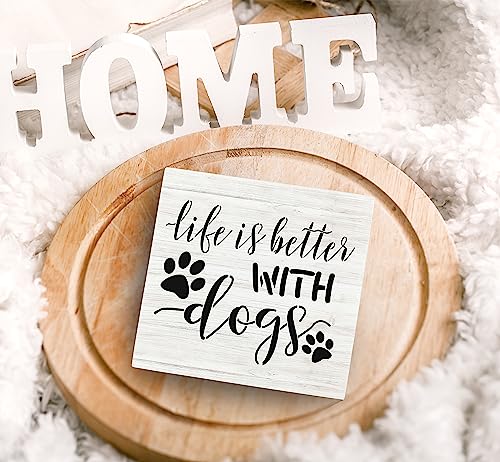 SRADMO-Life-is-Better-with-Dogs-Wood-Box-Sign-Desk-DecorDog-Lovers-Saying-Rustic-Wooden-Block-Box-Sign-Decoration-For-Home-Living-Room-Shelf-Table-Decor SRADMO Life is Better with Dogs Wood Box Sign Desk DecorDog Lovers Saying Rustic Wooden Block Box Sign Decoration For Home Living Room Shelf Table Decor