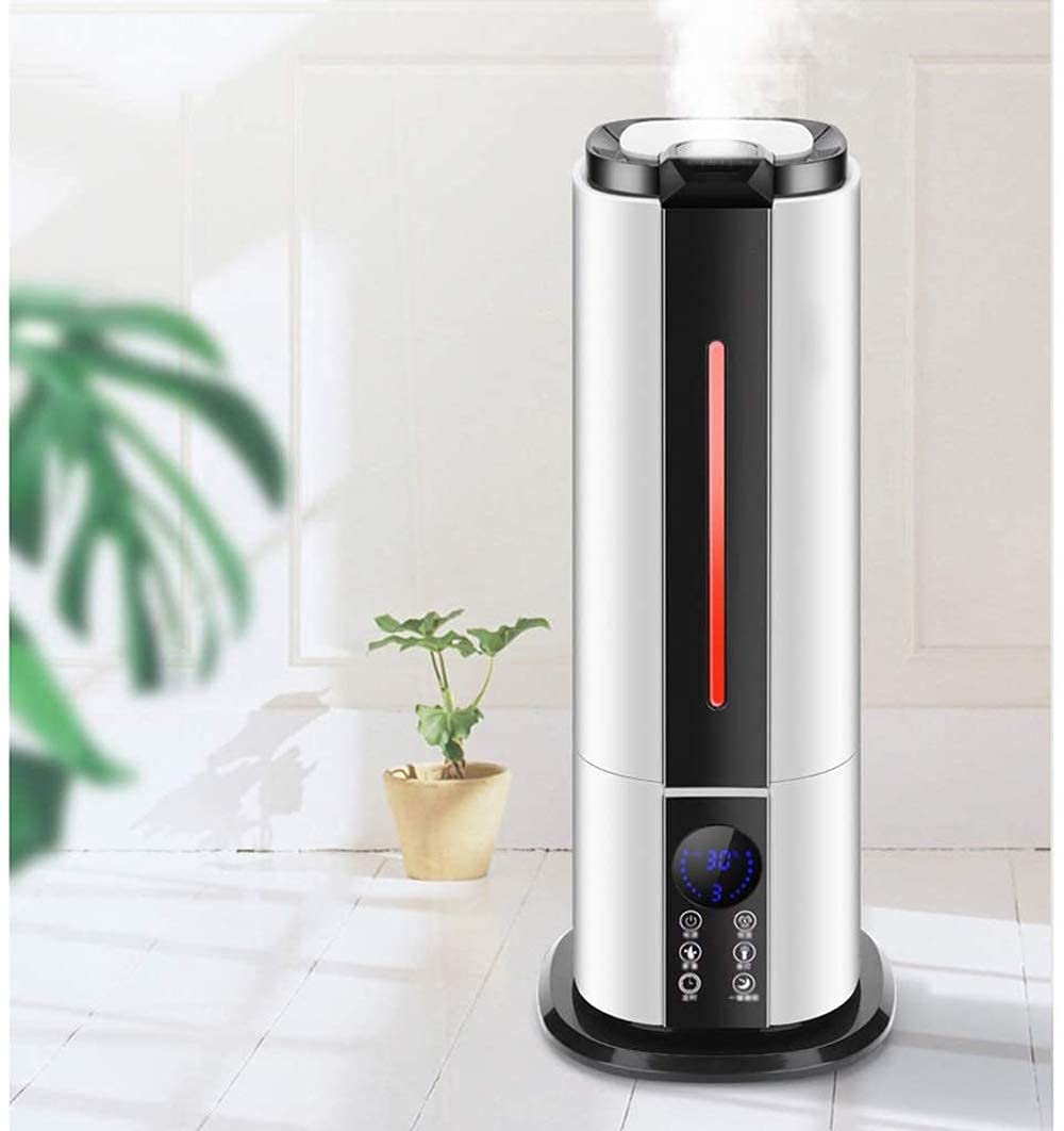 Humidificadores para Dormitorio Humidificadores industriales Humidificadores de Niebla fría para Habitaciones Grandes Humidificadores de pie Air Whisper Apagado automático y f,