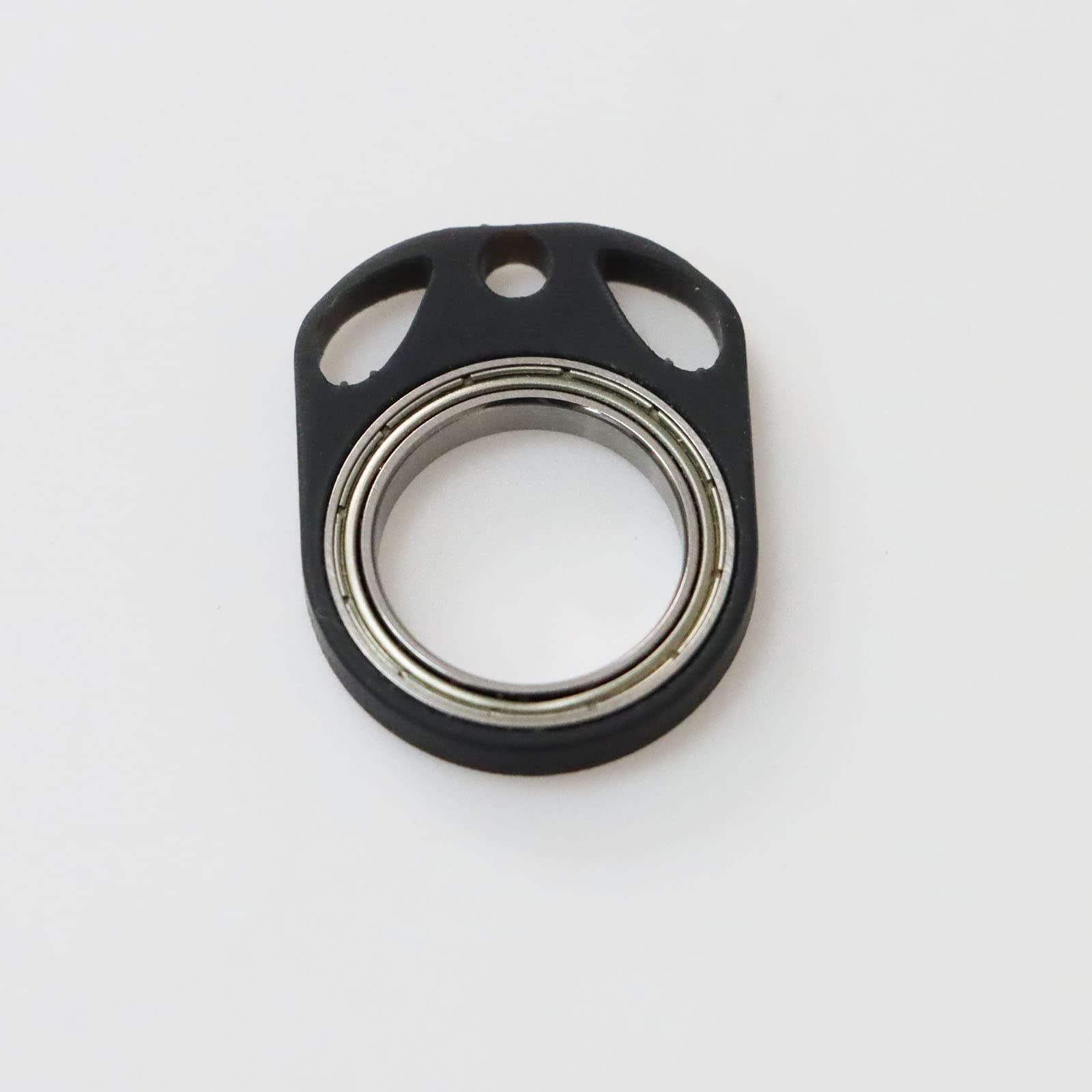 PIAOLGYI Keychain Spinner Key Ring Spinner Toy for Car Keys Spinner Fidget Keys,Black